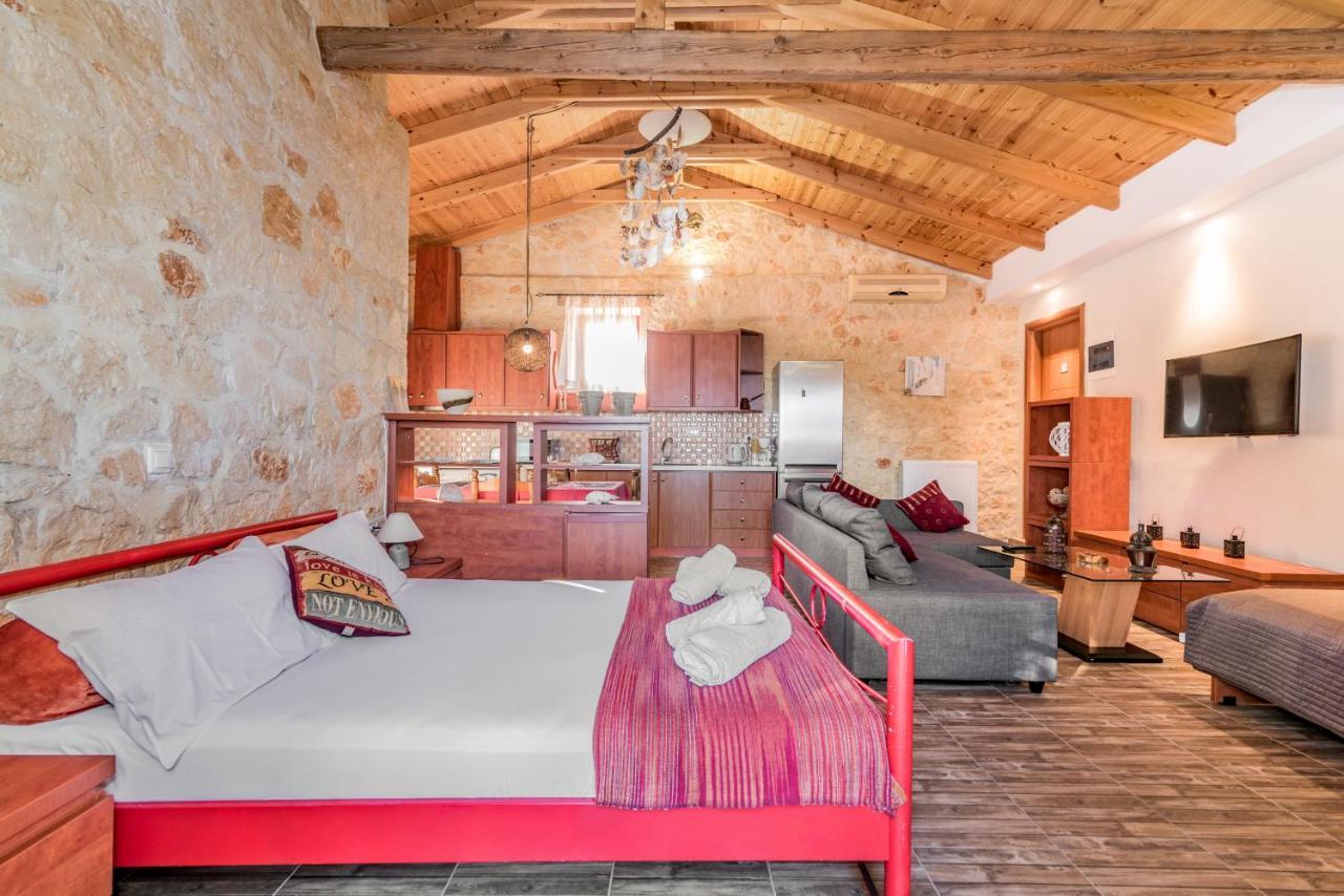 Casa Petra - Stone Cottage Farmhouses 阿凯松 外观 照片