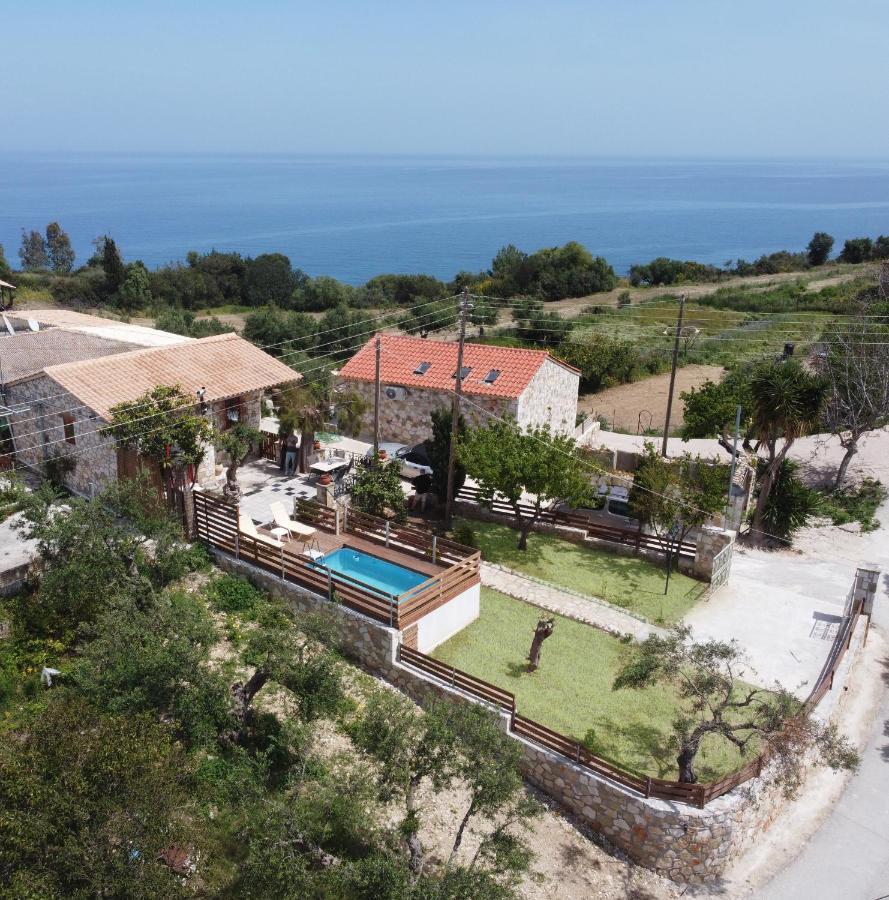 Casa Petra - Stone Cottage Farmhouses 阿凯松 外观 照片
