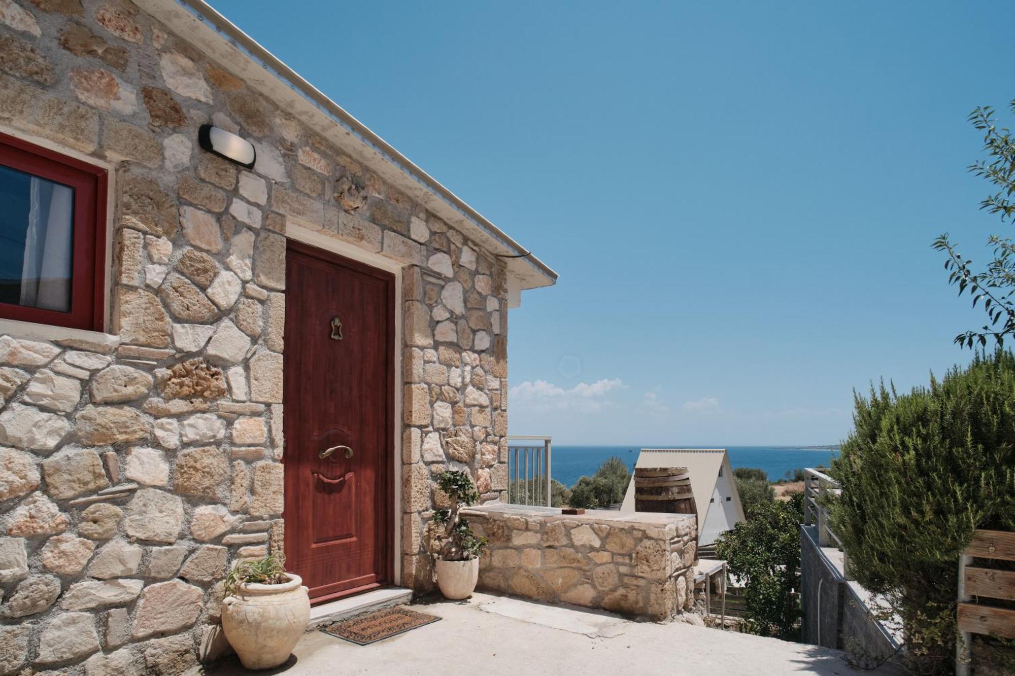 Casa Petra - Stone Cottage Farmhouses 阿凯松 外观 照片